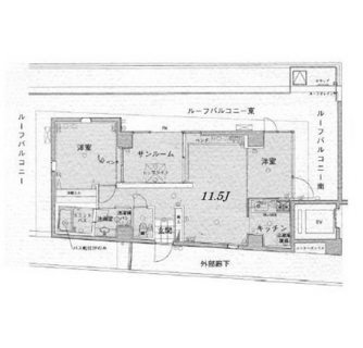 東京都千代田区九段北４丁目 賃貸マンション 2LDK