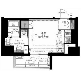 東京都新宿区市谷田町３丁目 賃貸マンション 1R