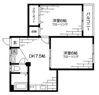 東京都新宿区市谷砂土原町１丁目 賃貸マンション 2DK